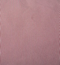Red White Striped Fabric Cotton Blend 1/2 yard x 58" wide