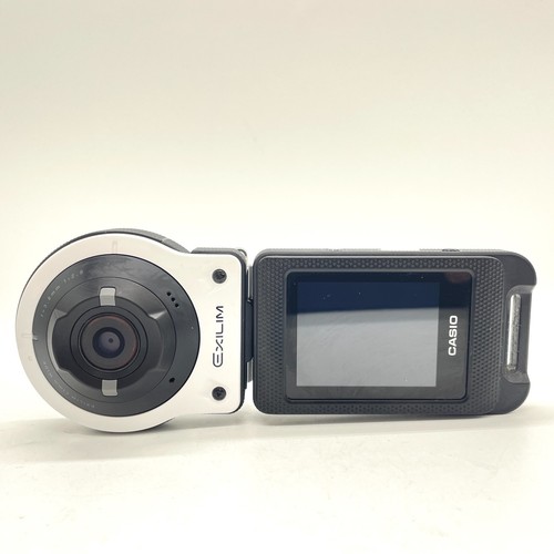 Casio Exilim EX-FR10 White Digital Camera Detachable Lens Boxed Tested Japan - Picture 4 of 10