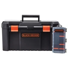 Black & Decker BDST60096AEV 10-Compartment 16" Toolbox & Organizer New