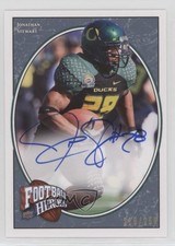 2008 Upper Deck Football Heroes Rookie Blue /250 Jonathan Stewart #164 Auto 3c7