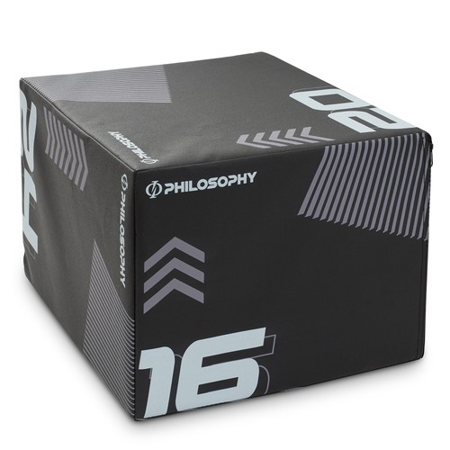 OPEN BOX - 3 in 1 Plyo Jumping Box 16x20x24 Soft Foam Plyometric Training Box