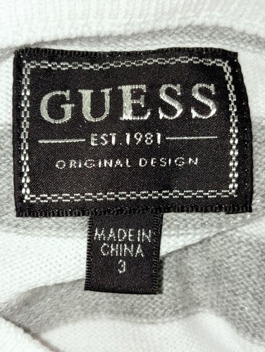 🌈GUESS Girls Toddler Glitter Silver Knit Pullover Jumper Size AU3 Worn Once - Picture 4 of 4