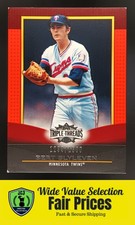 2011 Topps Triple Threads Bert Blyleven #3 Minnesota Twins Baseball Card