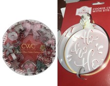 CWC 17 Pcs Mug Cookie Cutters  1 Cookie. Cutter With Stencils. New