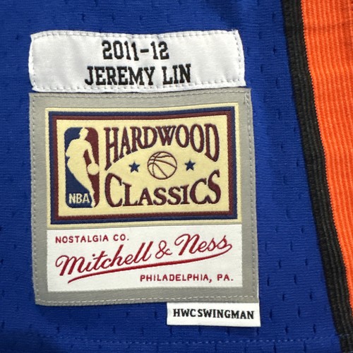 New York Knicks Jeremy Lin #17 Mitchell & Ness 2011/12 NBA Swingman Jersey 2XL - Picture 3 of 5