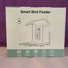 Smart Bird Feeder w/ Camera AI ldentify 11000 Bird, Solar Powered, Wireless NEW