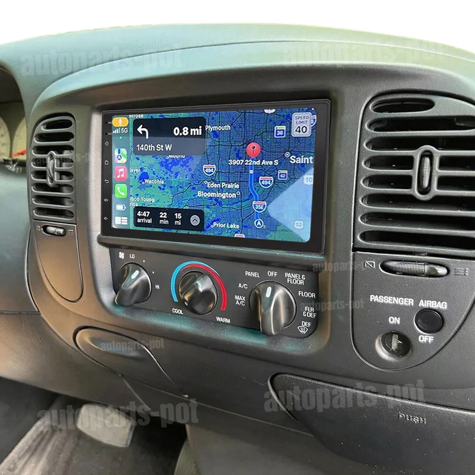 Radio estéreo de 7" Android 15 para Ford F150 1997-2004 Apple Carplay Navi reproductor GPS Foto 2 de 4