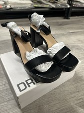 DREAM PAIRS Women s Black Platform Ankle Strap Buckle Sandals US 8 EU 39