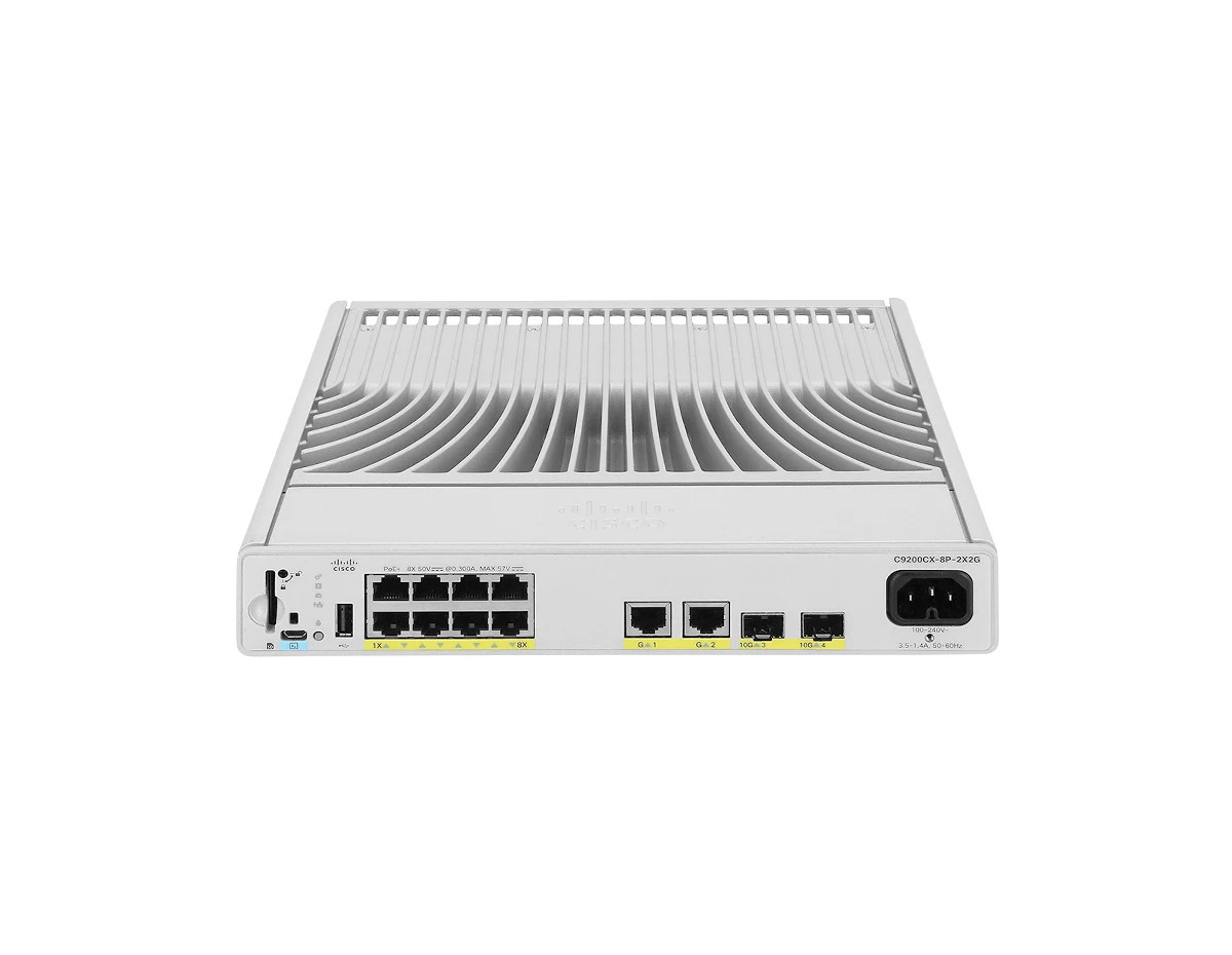 Cisco Catalyst C9200CX-8P-2X2G-A Ethernet Switch New Sealed