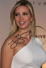 FRAMED SEXY IVANKA TRUMP 🔥 SIGNED PHOTO AUTOGRAPHED 8x10 REPRINT FREE SHIPPING 