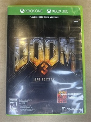 Doom 3 BFG Edition Xbox 360 Tested & Working