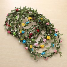 Bohemian Flower Headbands For Women Bride Crown Hair Band Wedding Floral He