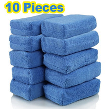 Car Wax Applicator Pads Microfiber Polishing Sponge 1-10pcs Car Wax Applicator Pads Microfiber Polishing Sponge 1-10pcs