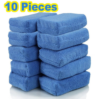 Car Wax Applicator Pads Microfiber Polishing Sponge 1-10PCS