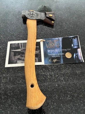 Liam Hoffman Trapper's Axe Hatchet 15  Handle with Bulb End New Unused
