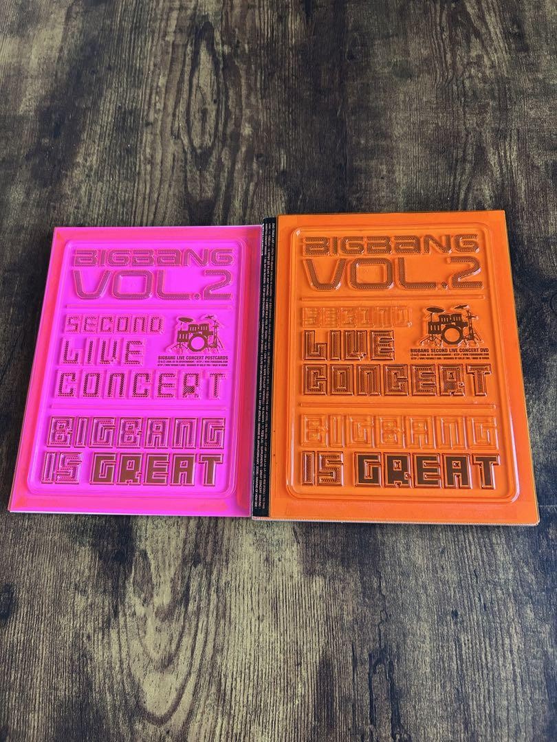 ミュージック BIGBANG VOL.1 VOL.2 LIVE CONCERT DVD Bigbang