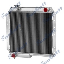 3 Row Aluminum Radiator Fit 74-84 Toyota Land Cruiser Bj42 Bj60 Bj70 2.4l L4