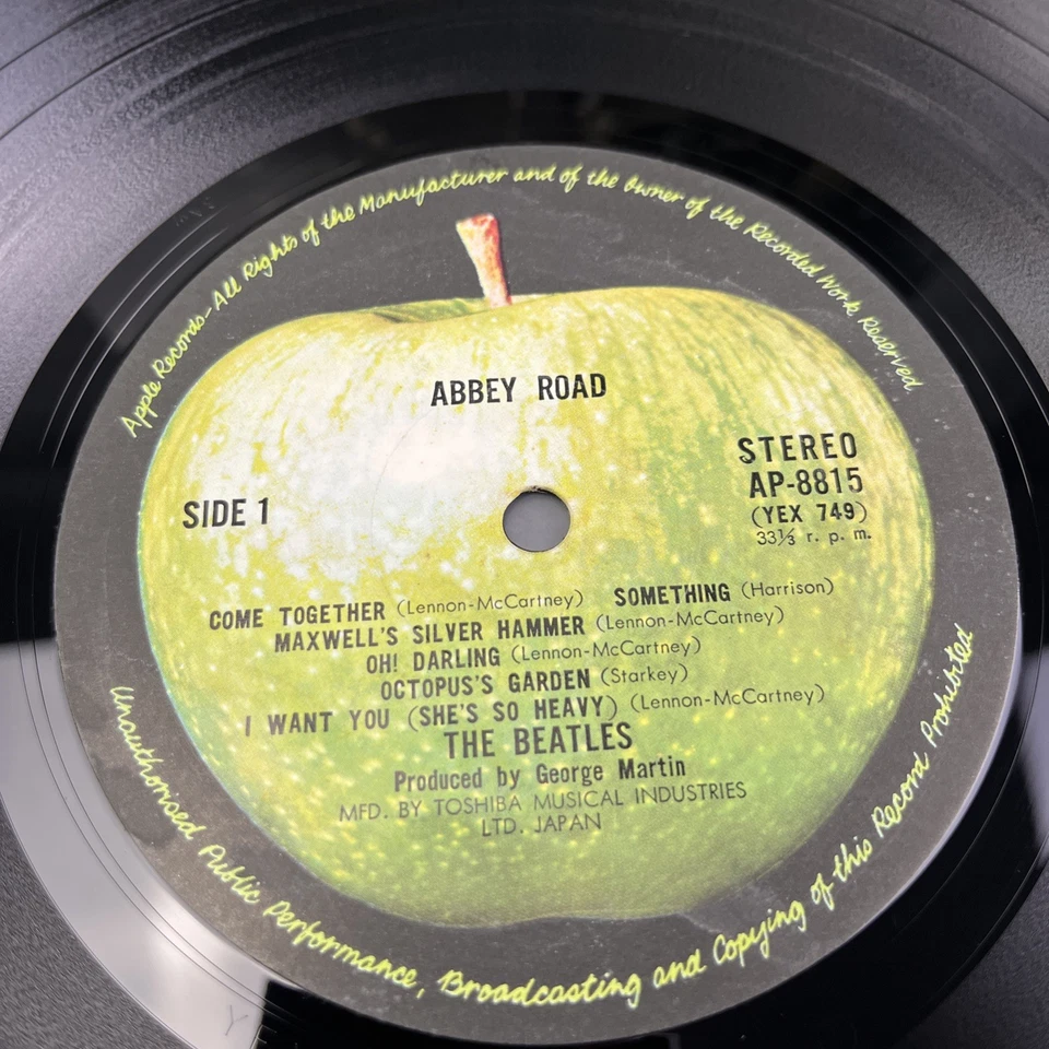 Beatles – Abbey Road Japan Pressing LP 12" Vinyl Record Schallplatte AP-8815 - Bild 3 von 4