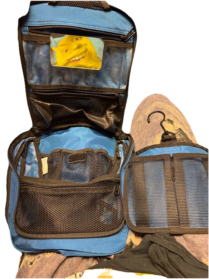 Kit de viaje colgante de nailon mediano bolsa organizadora de artículos de tocador personal LL Bean de 2 piezas Foto 2 de 4