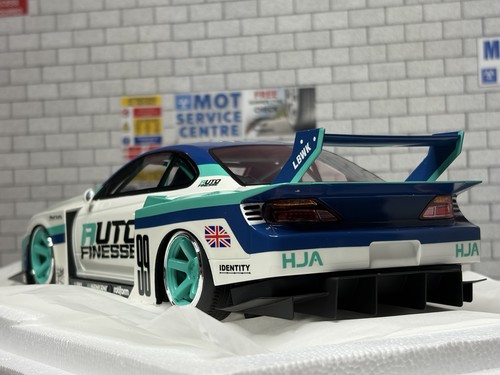 1:18 *BOXED* TOP SPEED NISSAN SILVIA S15 LB-Super Silhouette Auto Finesse #99!