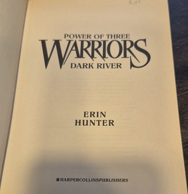 Warriors: Power of Three - Dark River by Erin Hunter, Hardcover, HarperCollins