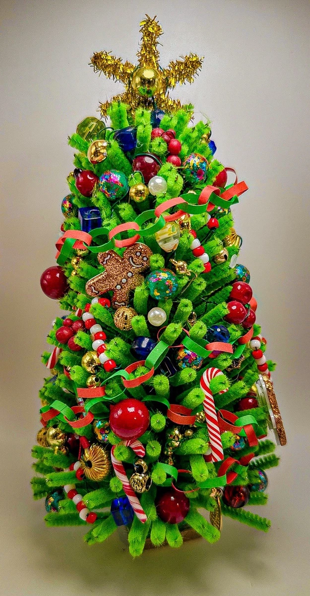 Melody Jane - Árbol De Navidad En Miniatura Para Casa De Muñecas, Con 6 Bolas Decorativas, Escala 1:12