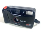 Vintage Vivitar PS50 35mm Point And Shoot Film Camera Date A Print 1991