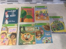 7 BOY'S / GIRL'S LEAP FROG TAG BOOKS LOT INCLUDES DR SUESS AND MORE