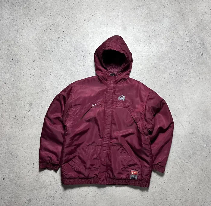 Nike Vintage 90's Colorado Avalanche NHL Puffer Jacket | eBay