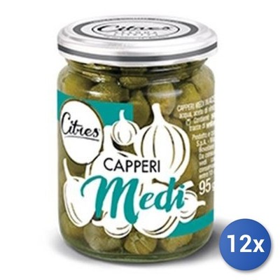 12x Multipack Medium Capers Vinegar Gr 95