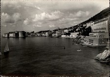 RPPC Dubrovnik Croatia Hotel Excelsior vintage postcard y853