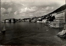 RPPC Dubrovnik Croatia Hotel Excelsior vintage postcard y853