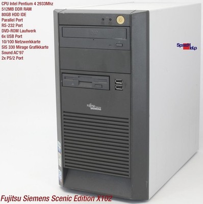 Windowsデスクトップ Windows2000 Fujitsu 6500CL4c desktop PC Computer Fsc Fujitsu Siemens Scenic Edition X102 D2140 Windows