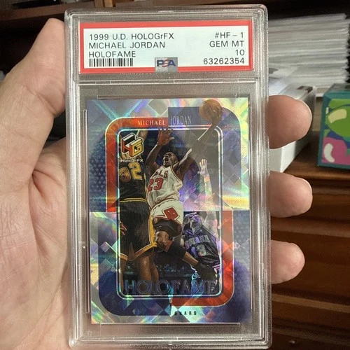 1999-00 Upper Deck HoloGrFX - Holofame Michael Jordan #HF-1 PSA10!! Awesome Card