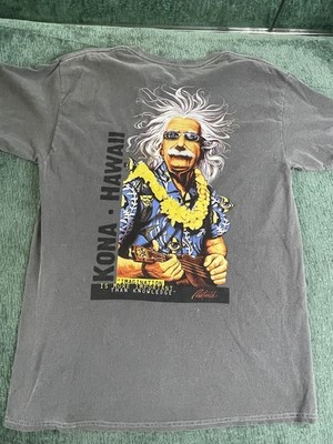 Vintage Albert Einstein Kona Hawaii Shirt size L