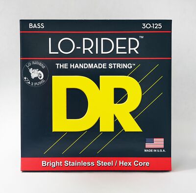 DR MH6-30 Lo-Rider Bass Guitar Strings Six-String 6-string set; gauges 30-125