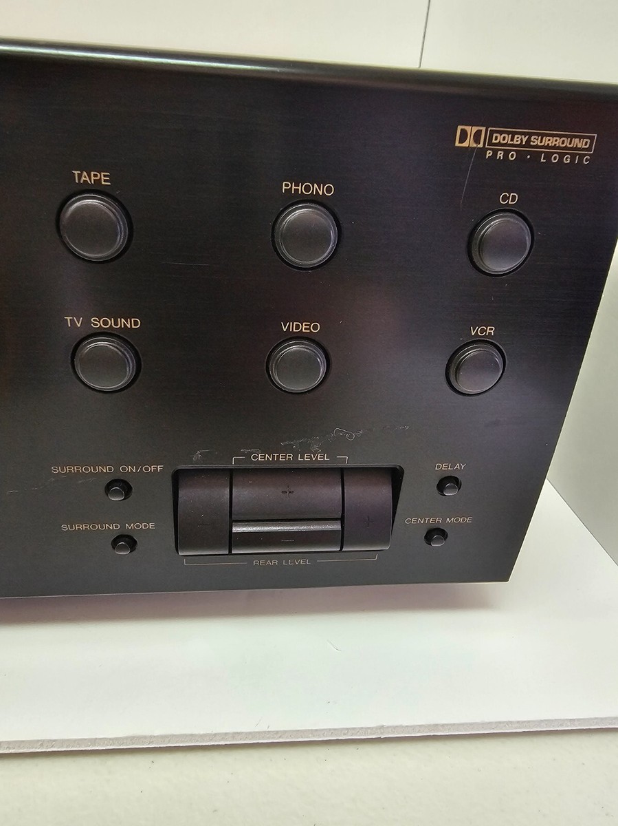 JVC RX-618V Audio Video Control 100 W Receiver Surround Phono No