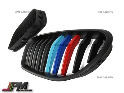 M Tri Three Color Matte Black Front Grille For 12-17 BMW F06 F12 F13 6-Series