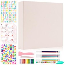 Self Adhesive Photo Album Scrapbook 25 Blank Pages for 4x6 3x5 2x3