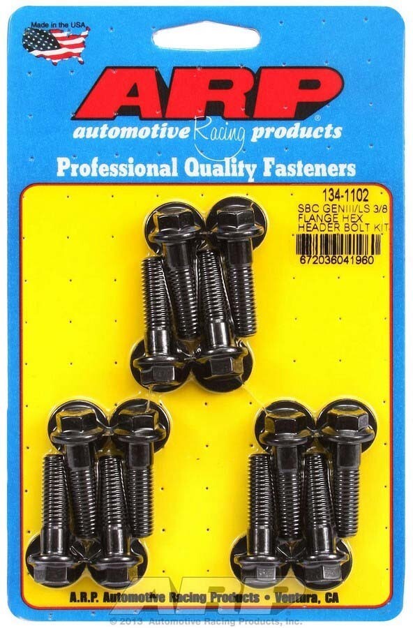 ARP S/S Header Bolt Kit - 6pt GM LS ARP S/S Header Bolt Kit - 6pt GM LS
