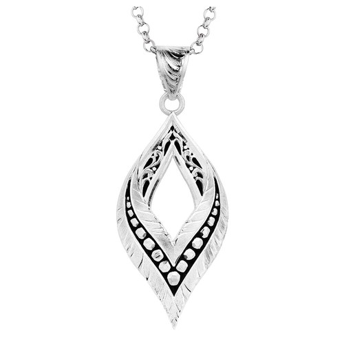 Tadi and King TADY & Wheel Feather K18 Necklace Top Men's L Used