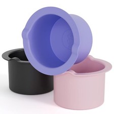 Removable Silicone Wax Warmer Liner Pot and Microwave-Safe Waxing Bowls - Eas...