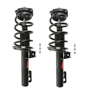 2 Monroe Quick-Strut Left+Right Front Struts Shock Coil Springs