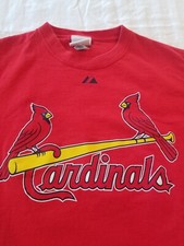 Majestic MLB Ryan Ludwick St. Louis Cardinals Jersey Small T-shirt #47 