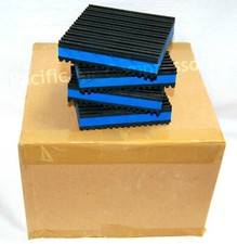 4'' x 4'' x 7/8'' INDUSTRIAL ISOLATOR PADS CASE OF 24 VIBRATION PADS ALL RUBBER