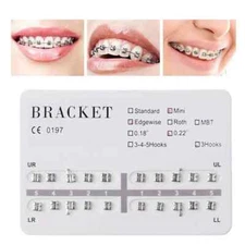 Dental Brackets Fake Braces Edgewise Orthodontic Appliance Mini Metal Brackets