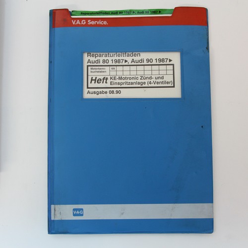 Audi 80 90 B3 - Motor 6A KE-Motronic Zünd + Einspritzanlage Reparaturleitfaden