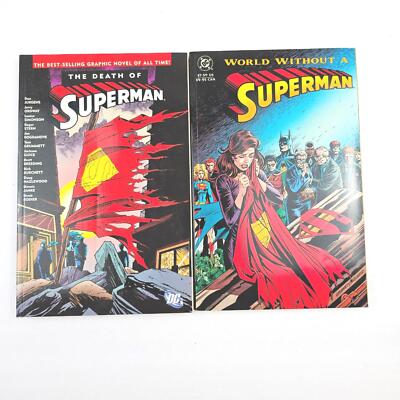 Death of/World Without A Superman TBP Lot 1993 Comic Book DC Comics