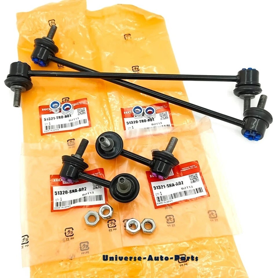 OEM 4 Pc Front & Rear Sway Bar Stabilizer End Link Set For Honda Civic Acura ILX - Image 2 of 4