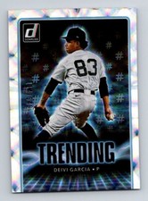 Deivi Garcia 2021 Donruss Trending Silver Rookie New York Yankees /349